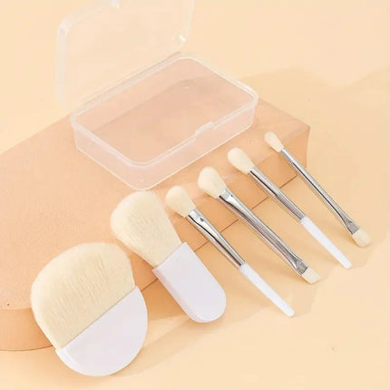6pcs  Mini Makeup Brush Set Professional Portable Foundation Concealer Eyeshadow Powder Blush Brush Beauty Makeup Tools