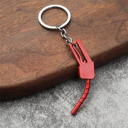 Creative Speed Gearbox Keychain Gear Head Pendant Keyring for Car Key Turbo Hub Brake Disc Charms Shock Absorber Keys Holder