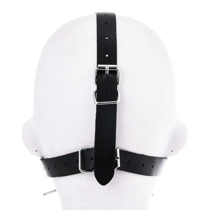 【AD】O Ring Open Mouth Spider Gag Ball, Muzzle Bondage Gear Leather Harness Mask Blindfold, Sex Toys For Couples