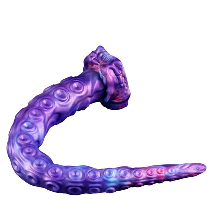 Octopus Tentacle Anal Plug Realistic Suction Cup Dildo Purple Pink Gradient Adult Toy for Men Women Couples Fantasy Sex Toy