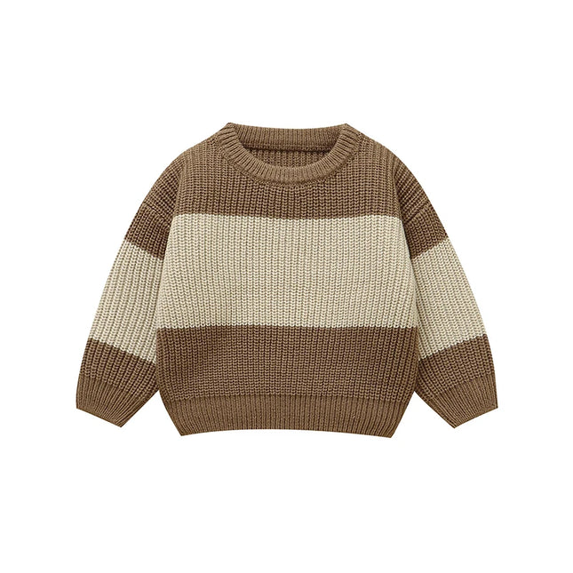Baby Boys Girls Sweaters Clothes Autumn Winter Knitted Infant Unisex Pullovers Crew Neck Full Sleeves Toddler Knitwear Tops 1-3Y