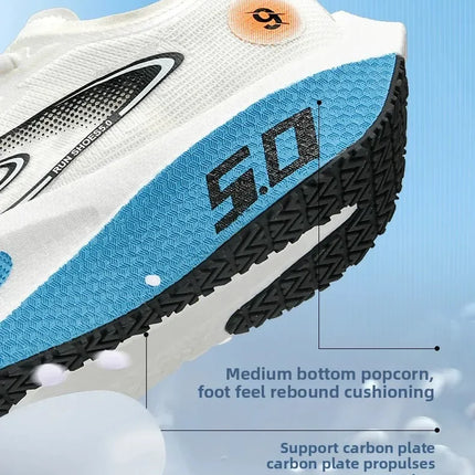 Unisex 2025 Full Carbon Plate Running Shoes Professional Marathon Racing Lightweight Bounce Cushion Breathable Sports Sneakers
