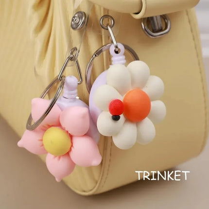 1pcs New Resin Flowers Retractable Nurse Badge Reel Cute Floral Girls Students Doctor ID Card Holder Keys Lanyard