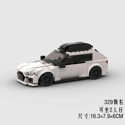 MOC Speed Sports Super Race Car Model Building Blocks DIY Bricks City Technical Rally Great Racing Vehicle Christmas Gift Toy
