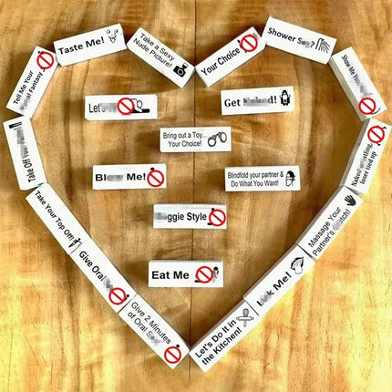 48 PCS Block Tower Game Couple Activities Date Night Ideas Valentine Tumbling Tower Stacking Sex Game For Couples Night Party