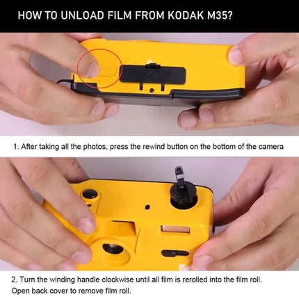 Kodak M35 Manual Reusable Film Camera Kodak 135 Retro Film Camera Non-Disposable Portable Professional 35mm Film Camera Ins Gift