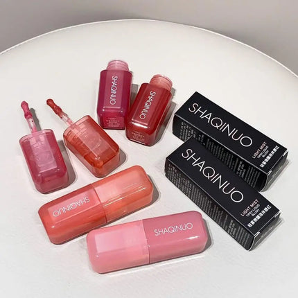 Peach Pink Blush Liquid Moisturizing Smooth Long Lasting Non Fading Facial Contouring Brightening Essential Natural Makeup