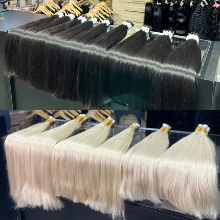 Soft Vietnamese Human Hair Weaves 100% Remy Extensions Bundles Natural Straight For Women 18-30Inch