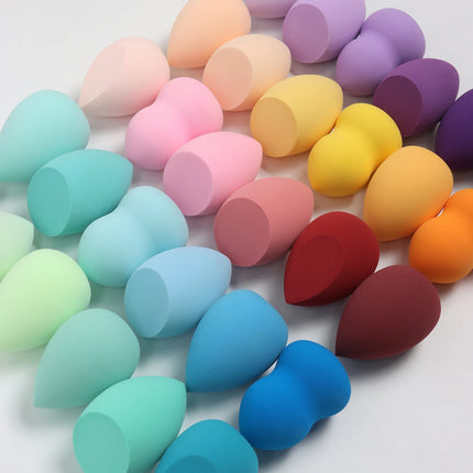 Make-Up Eggs 3-5-10-15-20-30-50 Pack, Color and Shape Random Foundation Beauty Sponge Blend, Liquid, Cream and Powder Flawless,