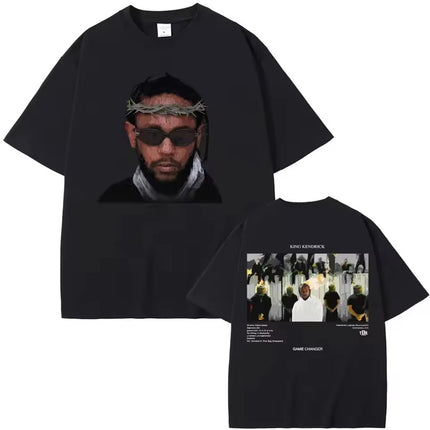 Rapper Kendrick Lamar DAMN To Pimp A Butterfly Mr. Morale & The Big Steppers Album Graphic Wamen Unisex Men T-shirt
