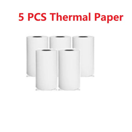 Bluetooth Mini Thermal Printer Portable HD Wireless Printing Mobile Phone Photo Title Note Student Error Label Printer Gift