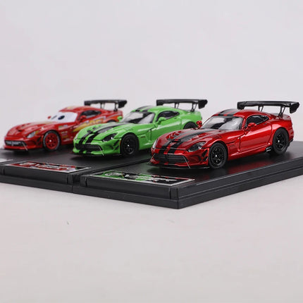 Hone Model 1:64 Dodge Viper ACR Alloy Model Car Magnetically Attracted Engine Hood