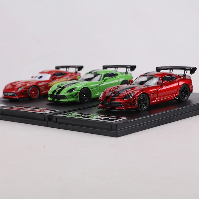 Hone Model 1:64 Dodge Viper ACR Alloy Model Car Magnetically Attracted Engine Hood