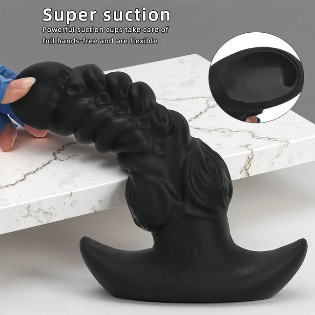 Super Big Black Anal Dildo Realistic Penis Prostate Massage Anus Dilator Oversized Dick Masturbator Adult Sex Toys for Woman Man