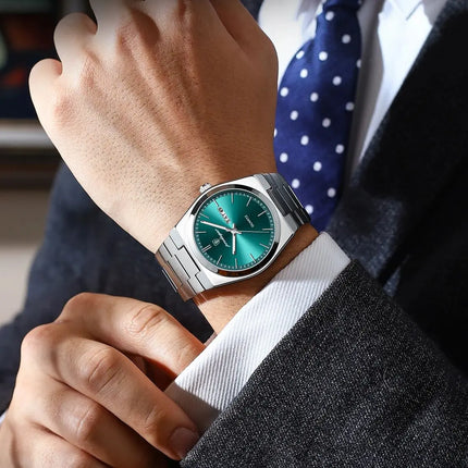 POEDAGAR Exquisite Business Men's Watch Stainless Steel Waterproof Luminous Man Wristwatch Date Week Classic Men's Quartz Watches
