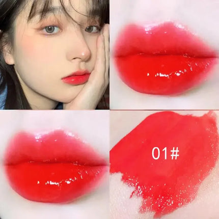 Water Light Lip Gloss Waterproof Lasting Crystal Glossy Lip Glaze Mirror Nude Liquid Lipstick Women Lips Makeup Cosmetics Tools
