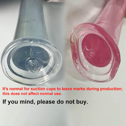 Cheap TPE Transparent Anal Plug Jelly Dildo 4Sizes Suction Cup Cock Vaginal Masturbation Soft Small Penis Women Man Sex Toys