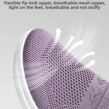 Spring New Women's Sports Shoes, Fashionable, Breathable, Lightweight, Non-slip, Wear-resistant, Casual Sports Shoes, Flat Shoes