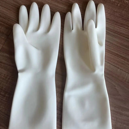 Chlorinated Unisex Latex Short Gloves Mittens Rubber Wrist Fetish Costumes