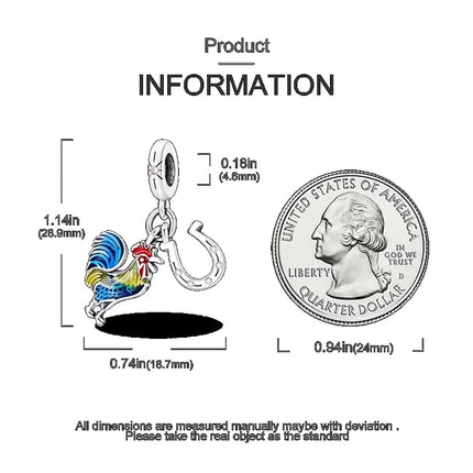 925 Sterling Silver Lion Rhino Charm Pendant Beads Fit Charms Silver 925 Original Bracelet for Women Jewelry Making Gift