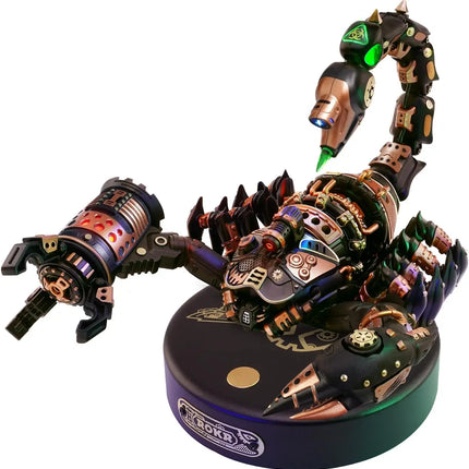 ROKR Adult Model Kit, 3D Metal Puzzle, Emperor Scorpion Insect Model, Steampunk Style Toy and Gift for Men (MI04)