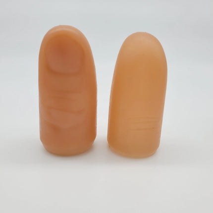 10pcs Fake Thumbs Hard Realistic Thumb Tips Close up Magic Trick Magia Magie Magicians Prop Silk Disappear Accessory Illusion