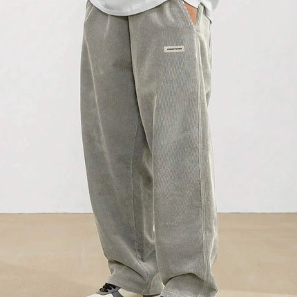 Men's Casual Pants Loose Pants Corduroy Breathable Loose Outdoor Pants Fashionable Design Jogging Pants 2026 New Casual Pants