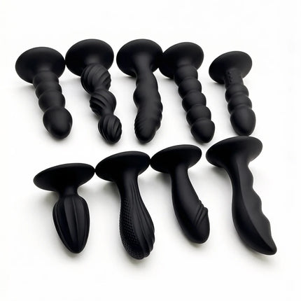 Silicone Base of Suction Cup Anal Plug Big Butt Plug Anal Erotic Sex Toys Pleasure Anal Stimulation Beads Adult Erotic Sex Toy