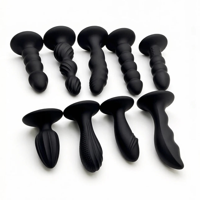 Silicone Base of Suction Cup Anal Plug Big Butt Plug Anal Erotic Sex Toys Pleasure Anal Stimulation Beads Adult Erotic Sex Toy