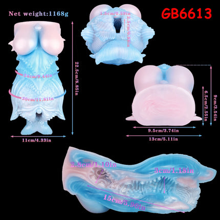 GEEBA Upgrade Version Silicone Male Masturbator Pocket Pussy Men's Stroker Adult Sex Toys Realistic Multi-texture Adult Onahole