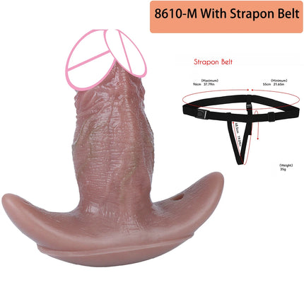 SXXY Wearable Realistic Vibrating Dildo Anal Plug Adjustable Mouth Gag High Quality Adult Sex Toys Intimate Play For Men Women