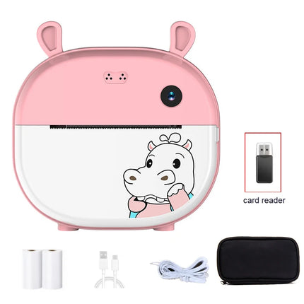 Digital Kids Instant Printing Camera 1080P Portable Video Recorder Printing Camera with Game Toys+32G Memory Christmas Gift