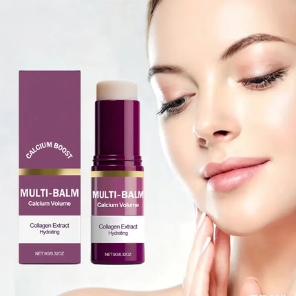 Calcium Volume Multi Balm Stick Anti-Wrinkle Hydrating Nourishing Firming Skin Nourishing Smoothing Collagen Moisturing Stick
