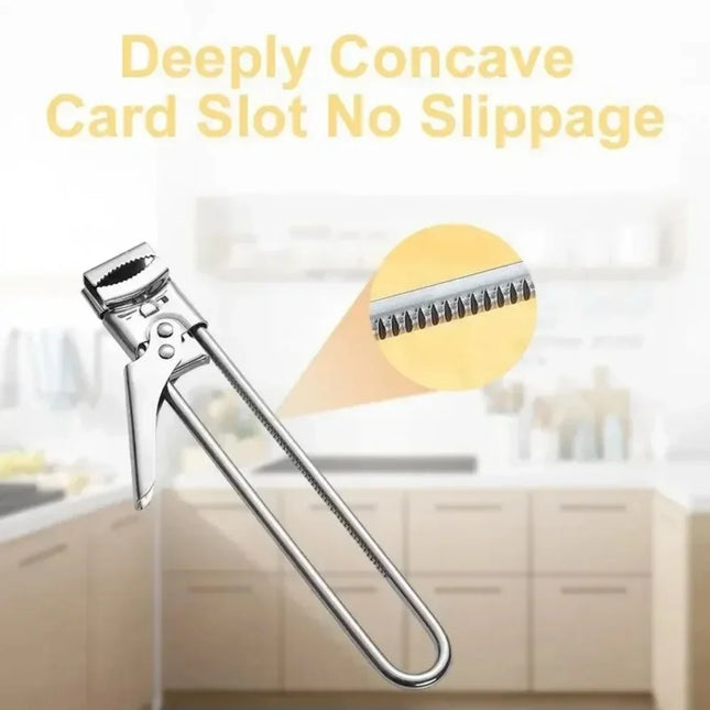 Heavy Duty Stainless Steel Adjustable Multi Function Labor Saving Bottle Jar Can Opener Easy Grip Kitchen Tool Accessories