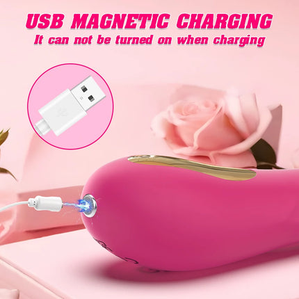 Beginner Vagina Vibrator for Women Clitoris Nipples Stimulator Clit G-Spot Vibrator Female Masturbator Sex Toy for Women 18+