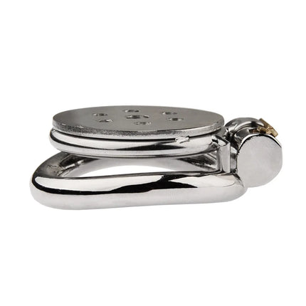 Male Super Mini Chastity Cage Device Stainless Steel Penis Cage Cock Ring Chastity Lock Sex Toys For Men BDSM Sissy