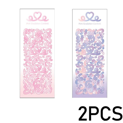 1PCS New Cute Kawaii Deco Stickers Korean Stickers Photocard Decor Kpop Decorative Toploader Scrapbooking Stickers Y 2k Samll
