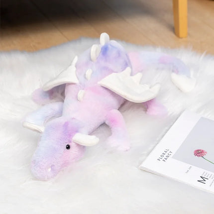 30-90CM Flying Dragon Doll Plush Animal Cotton Doll With Flying Wings Dinosaur Stuffed Toys Home Sofa Decer Soft Pillow Kid Gift