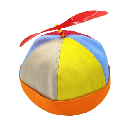 Bamboo Dragonfly Rainbow Sun Cap Funny Adventure Dad Hat Snapback Hat Helicopter Propeller Design for  Boys Girls Adult