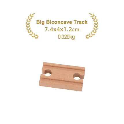 Kinds Of Wooden Track Accessories Beech Wood Railway Train Track Toys Fit for Biro All Brands Wooden Tracks Kids Education Toys