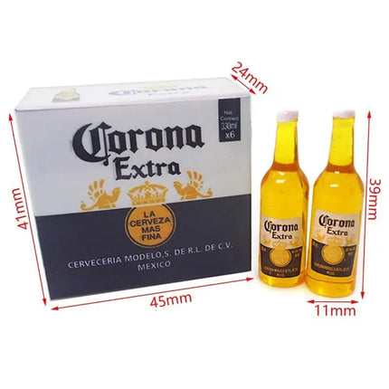 🌟1Set 1:12 Dollhouse Miniature Corona Beer Case Model DIY Kid Toy Accessories Simulation Life Scene