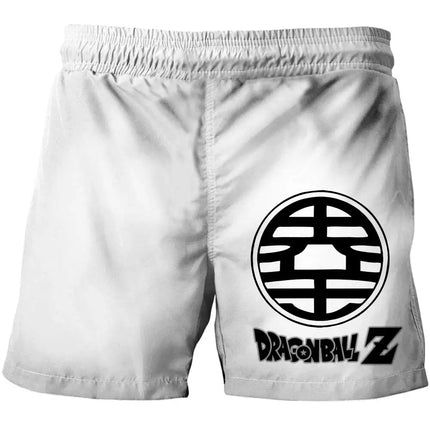 Japanese Cartoon Dragon Ball Z Children's Boys Shorts Beach Pants Summer Cartoon Cute Boys Beach Pants Shorts