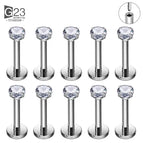 10Pcs Titanium / 16G 1.2x8x4x2mm