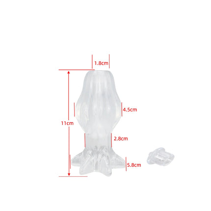 4 Sizes Butt Anal Plug Hollow Anus Open Tunnel Vaginal Dilator Training Ass Enema Dilatador Masturbator Sex Toys For Men Gay