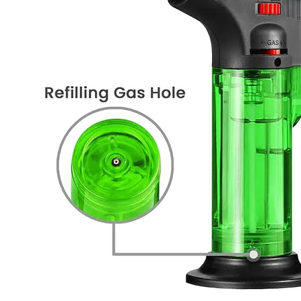 Butane Refillable Jet Flame Torch Lighter Windproof Torch for Candle Fireplace Camping Grill BBQ Lighters