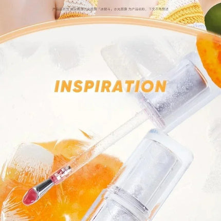 Judydoll Lip Glaze Mirror Shine Watery Lipstick Non-Stick Cup Long Lasting Moisturising Lip Tint Waterproof Makeup Cosmetics
