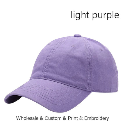 SLECKTON Custom Baseball Cap Fashion Letter Embroidery Sun Hats for Women and Men Cotton Design LOGO Wholesale Unisex Caps