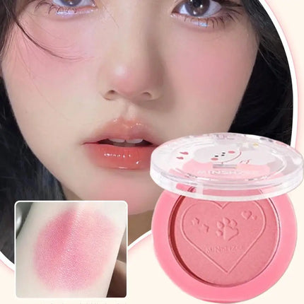Monochrome Blush Whitening Matte Cosmetics Vitality Girl Nude Makeup Natural Smudge Monochrome Blush Plate