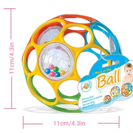 Baby Toy Soft Newborn Grasping Teethers Hand Bell Sensory Toys Rattles Kids Educational Toys for 0-12 Months Children Playing