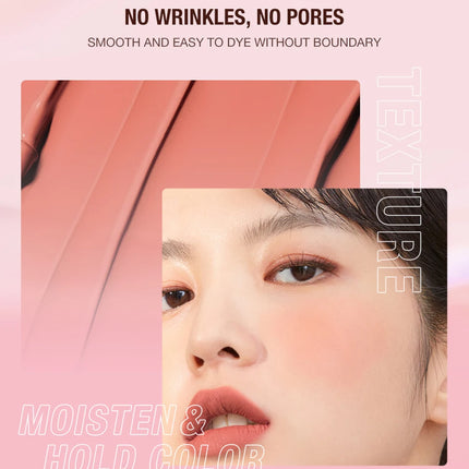 O.TWO.O Lipstick Blush Stick 3-in-1 Eyes Cheek and Lip Tint Buildable Waterproof Lightweight Cream Multi Stick Makeup for Women
